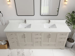 Alys 84 in. W x 22 in. D Double Sink Bathroom Vanity - photo 27