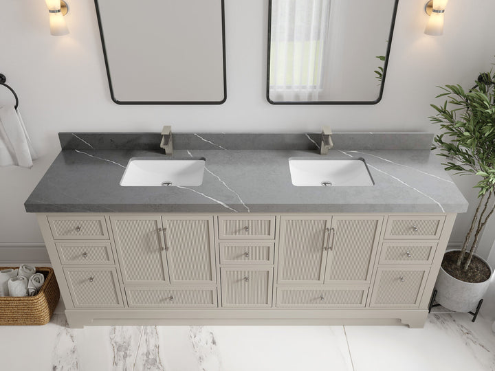 Alys 84 in. W x 22 in. D Double Sink Bathroom Vanity - photo 31