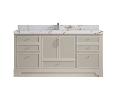 Alys 72 in. W x 22 in. D Single Sink Bathroom Vanity