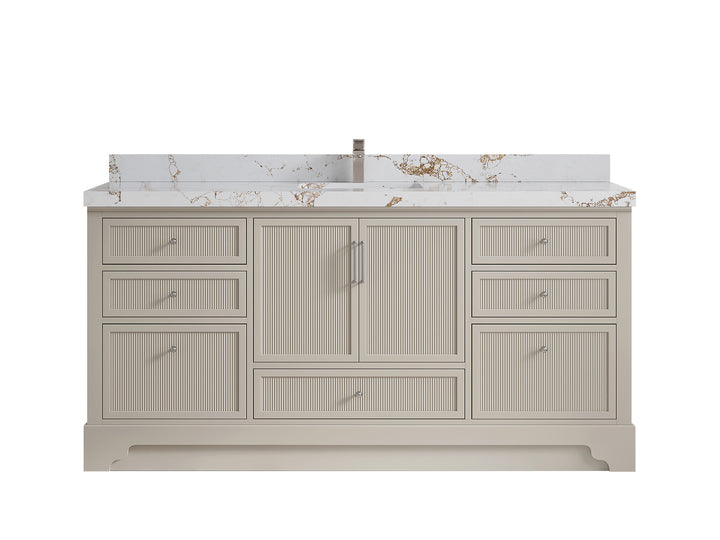 Alys 72 in. W x 22 in. D Single Sink Bathroom Vanity - photo 28