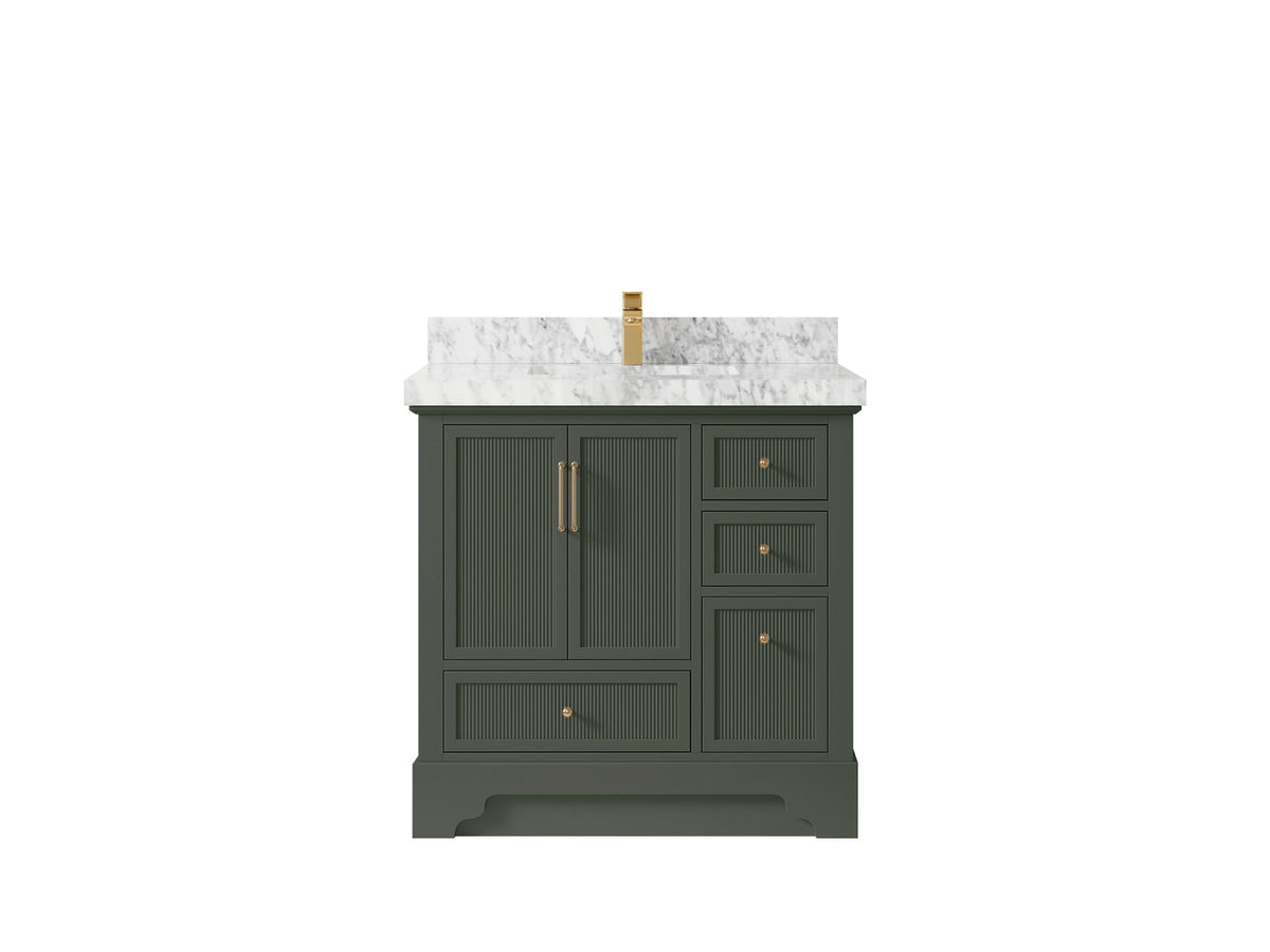 Alys 36 in. W x 22 in. D Center Sink Bathroom Vanity