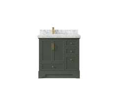 Alys 36 in. W x 22 in. D Left Offset Sink Bathroom Vanity - photo 18