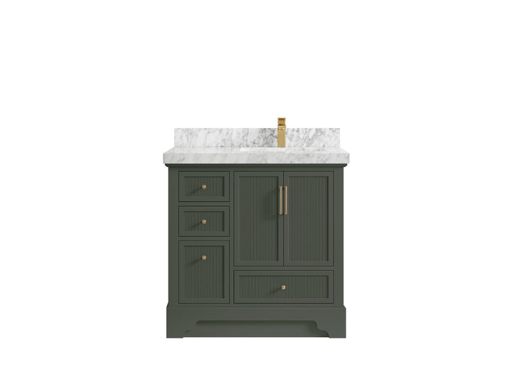 Alys 36 in. W x 22 in. D Right Offset Sink Bathroom Vanity - photo 18