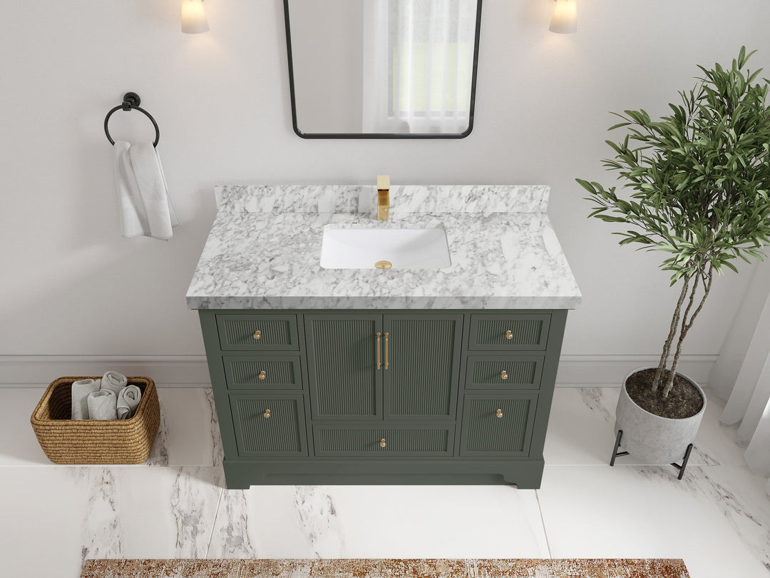 Alys 48 in. W x 22 in. D Single Sink Bathroom Vanity