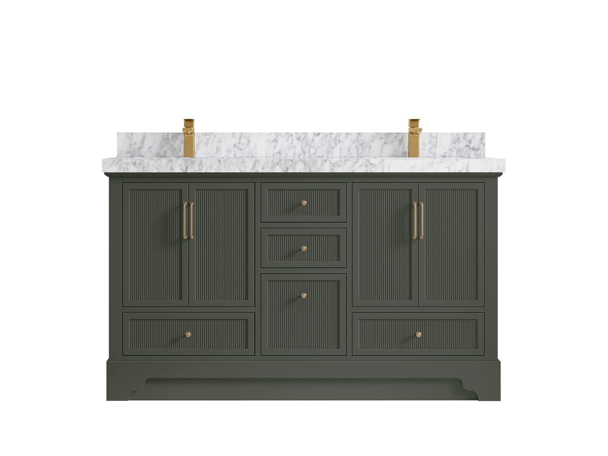 Alys 60 in. W x 22 in. D Double Sink Bathroom Vanity