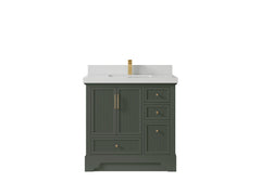 Alys 36 in. W x 22 in. D Center Sink Bathroom Vanity - photo 20