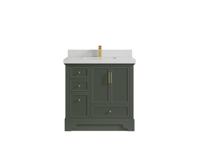 Alys 36 in. W x 22 in. D Center Sink Vanity for Modern Bathrooms