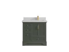 Alys 36 in. W x 22 in. D Right Offset Sink Bathroom Vanity - photo 20