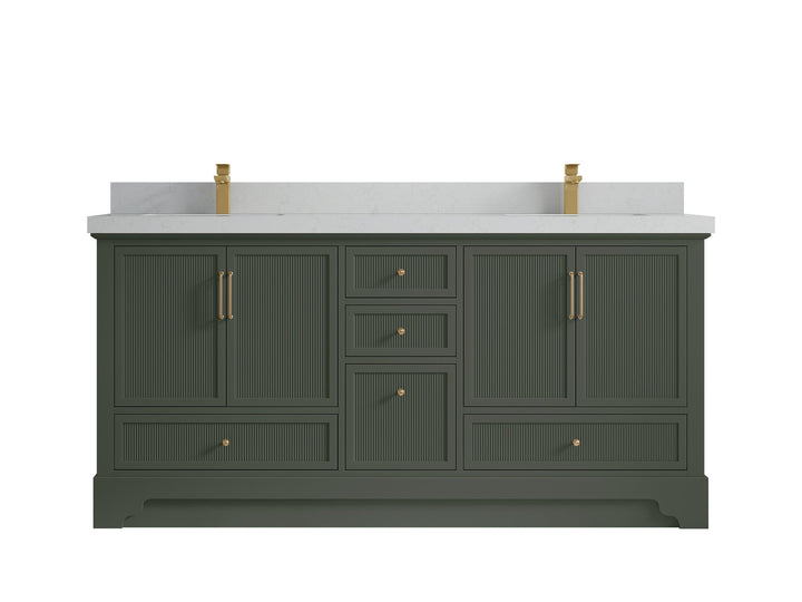 Alys 72 in. W x 22 in. D Double Sink Bathroom Vanity - photo 22