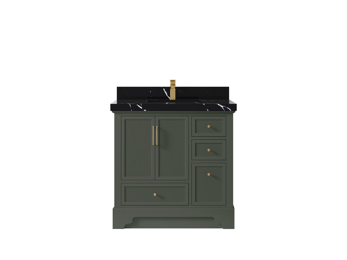 Alys 36 in. W x 22 in. D Center Sink Bathroom Vanity