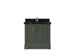 Alys 36 in. W x 22 in. D Center Sink Bathroom Vanity - photo 30