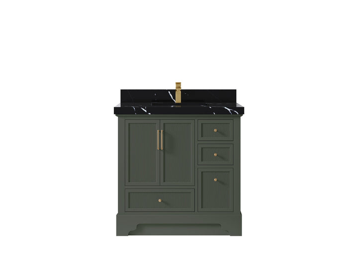 Alys 36 in. W x 22 in. D Center Sink Bathroom Vanity - photo 30