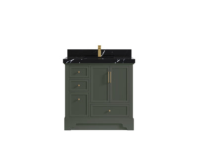 Alys 36 in. W x 22 in. D Center Sink Vanity for Modern Bathrooms
