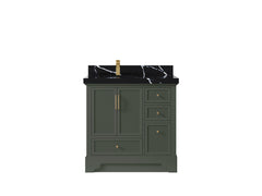Alys 36 in. W x 22 in. D Left Offset Sink Bathroom Vanity - photo 30