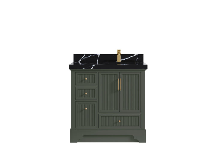 Alys 36 in. W x 22 in. D Right Offset Sink Bathroom Vanity - photo 30
