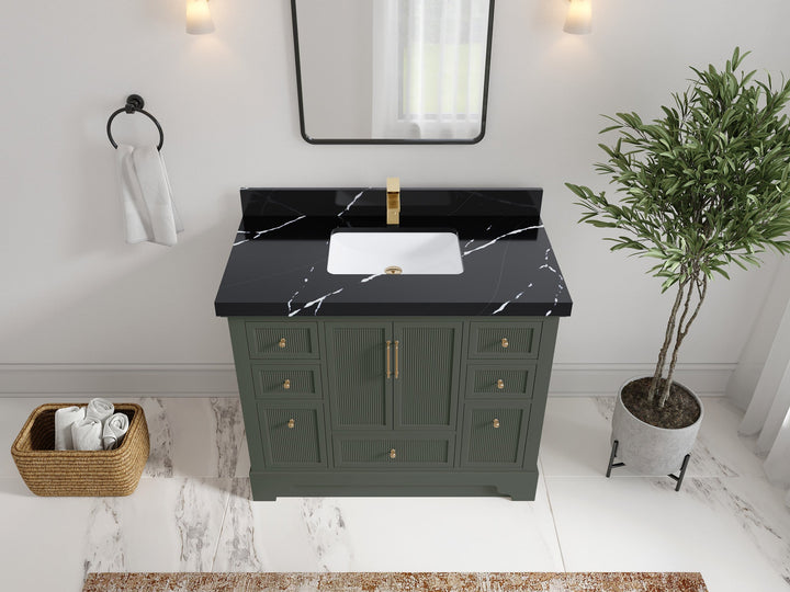 Alys 42 in. W x 22 in. D Single Sink Bathroom Vanity - photo 29