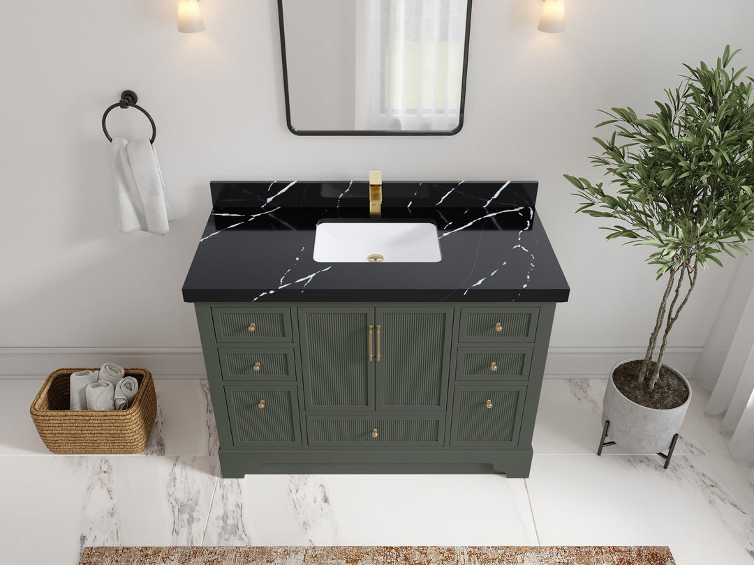 Alys 48 in. W x 22 in. D Single Sink Bathroom Vanity