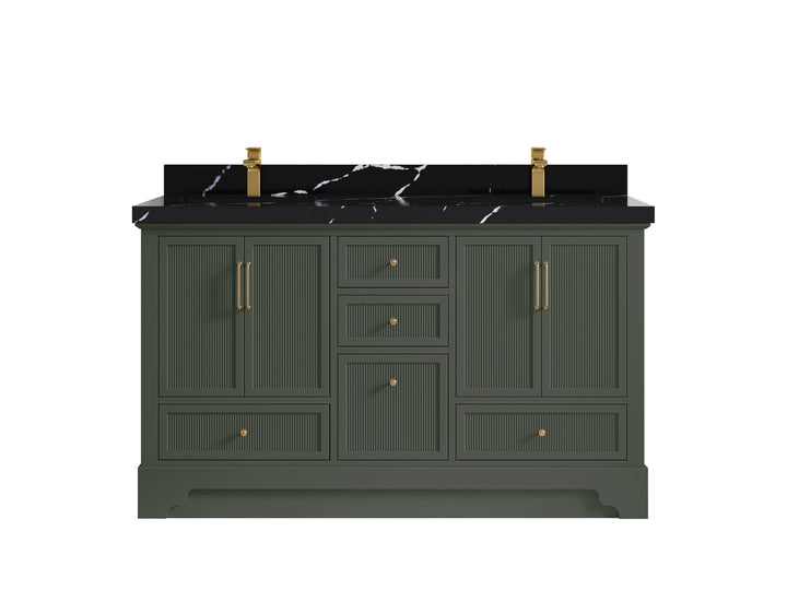 Alys 60 in. W x 22 in. D Double Sink Bathroom Vanity - photo 30