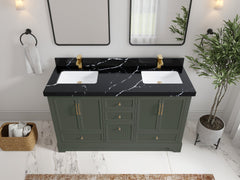 Alys 60 in. W x 22 in. D Double Sink Bathroom Vanity - photo 29