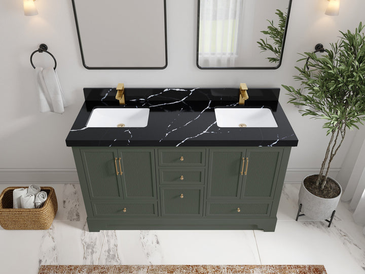 Alys 60 in. W x 22 in. D Double Sink Bathroom Vanity - photo 29