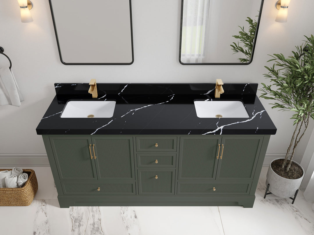 Alys 72 in. W x 22 in. D Double Sink Bathroom Vanity