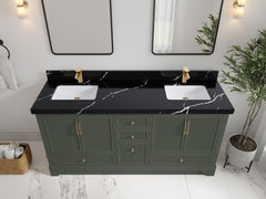 Alys 72 in. W x 22 in. D Double Sink Bathroom Vanity - photo 7