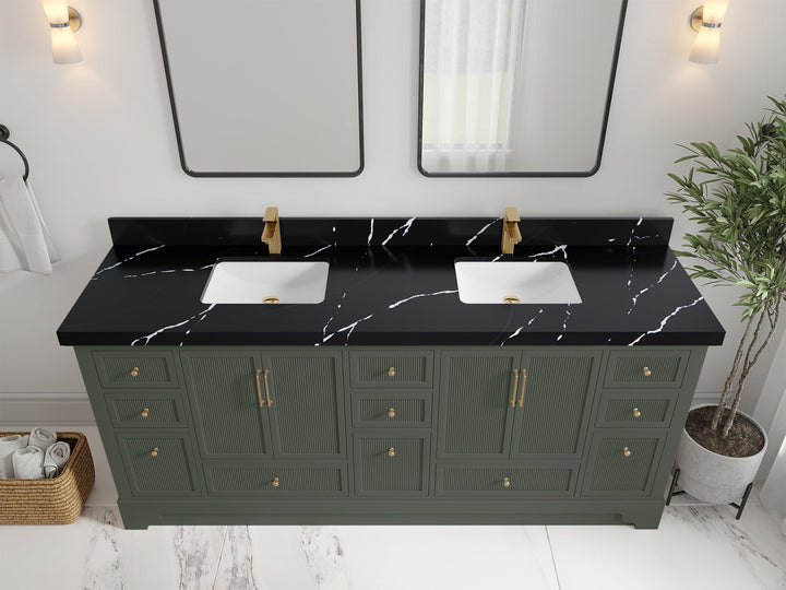 Alys 80 in. W x 22 in. D Double Sink Bathroom Vanity - photo 15