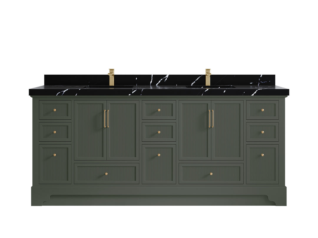 Alys 80 in. W x 22 in. D Double Sink Bathroom Vanity