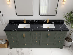Alys 84 in. W x 22 in. D Double Sink Bathroom Vanity - photo 7