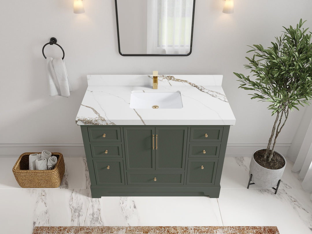 Alys 48 in. W x 22 in. D Single Sink Bathroom Vanity