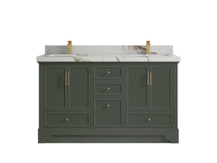 Alys 60 in. W x 22 in. D Double Sink Bathroom Vanity - photo 32