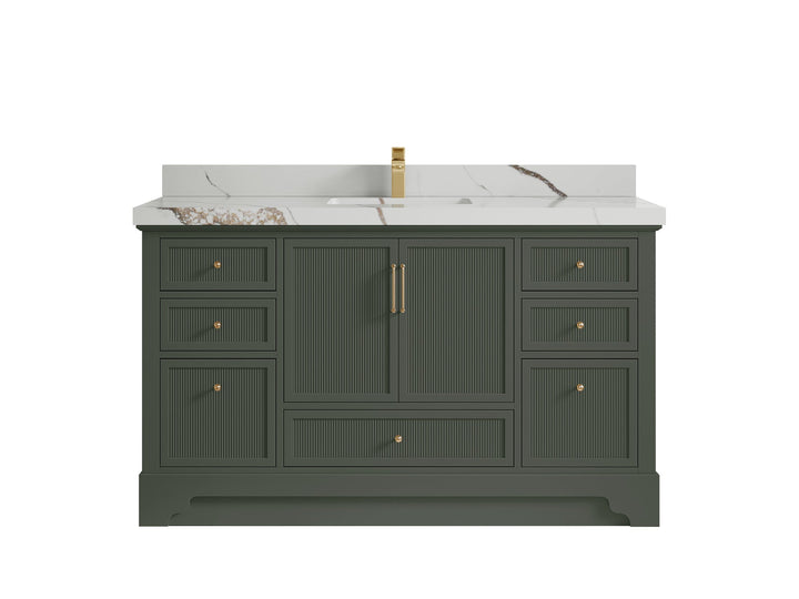 Alys 60 in. W x 22 in. D Single Sink Bathroom Vanity - photo 32