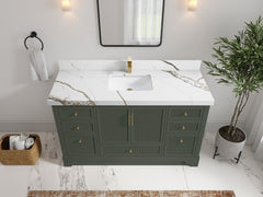 Alys 60 in. W x 22 in. D Single Sink Bathroom Vanity - photo 31
