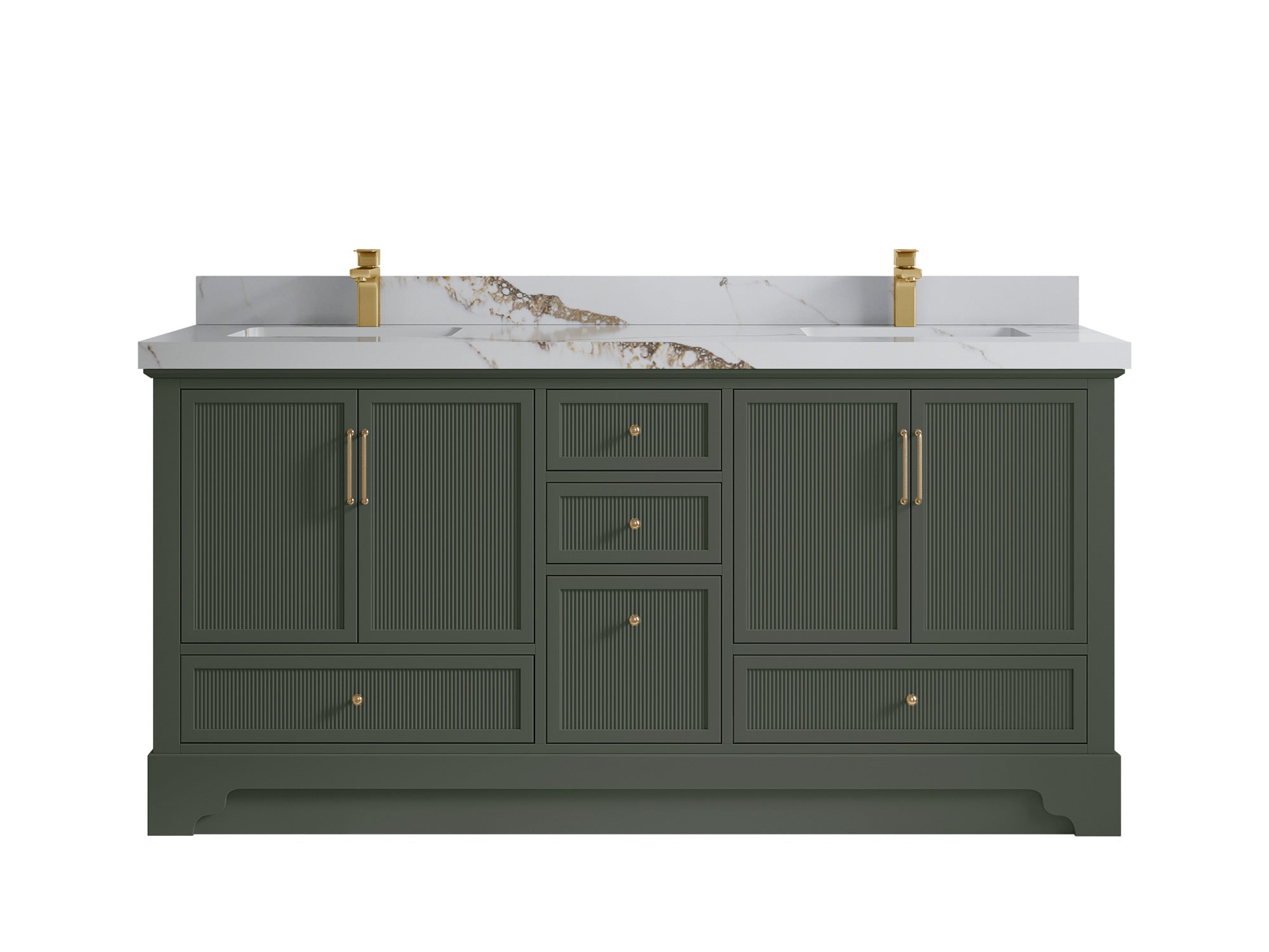 Alys 72 in. W x 22 in. D Double Sink Bathroom Vanity