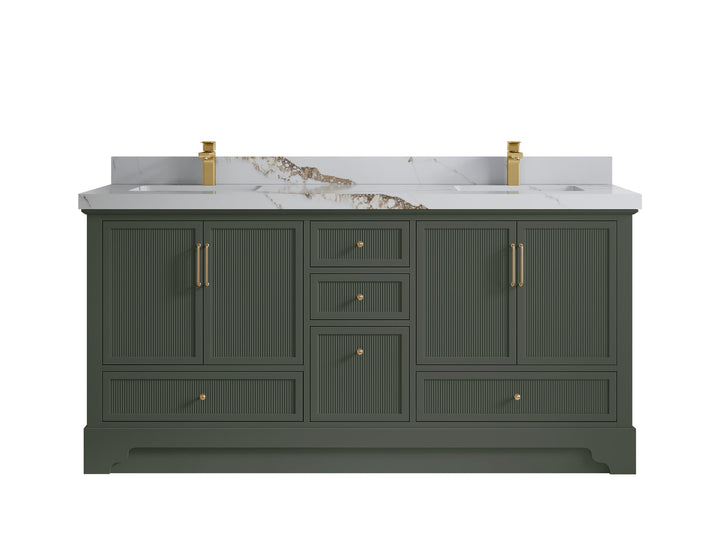 Alys 72 in. W x 22 in. D Double Sink Bathroom Vanity - photo 32