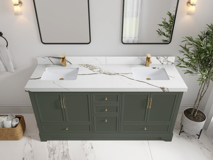 Alys 72 in. W x 22 in. D Double Sink Bathroom Vanity - photo 31