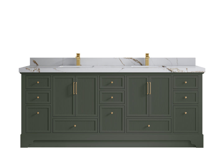 Alys 84 in. W x 22 in. D Double Sink Bathroom Vanity - photo 36