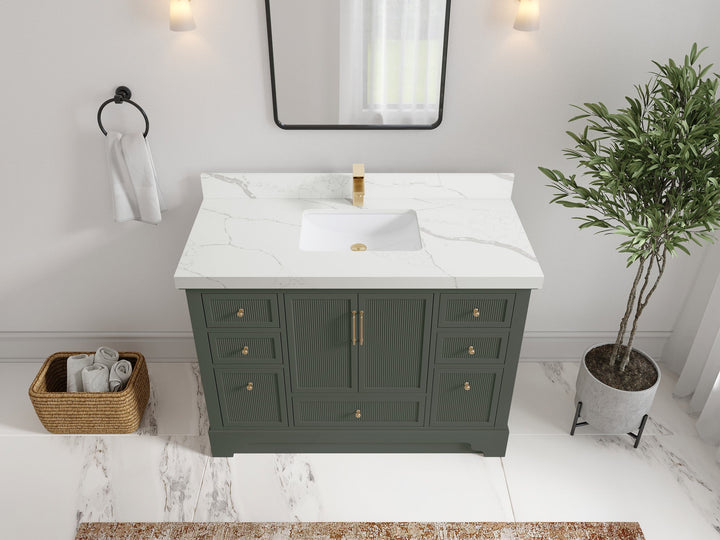 Alys 48 in. W x 22 in. D Single Sink Bathroom Vanity - photo 13
