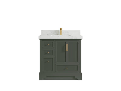Alys 36 in. W x 22 in. D Center Sink Vanity for Modern Bathrooms