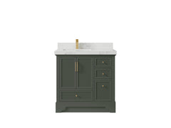 Alys 36 in. W x 22 in. D Left Offset Sink Bathroom Vanity - photo 16