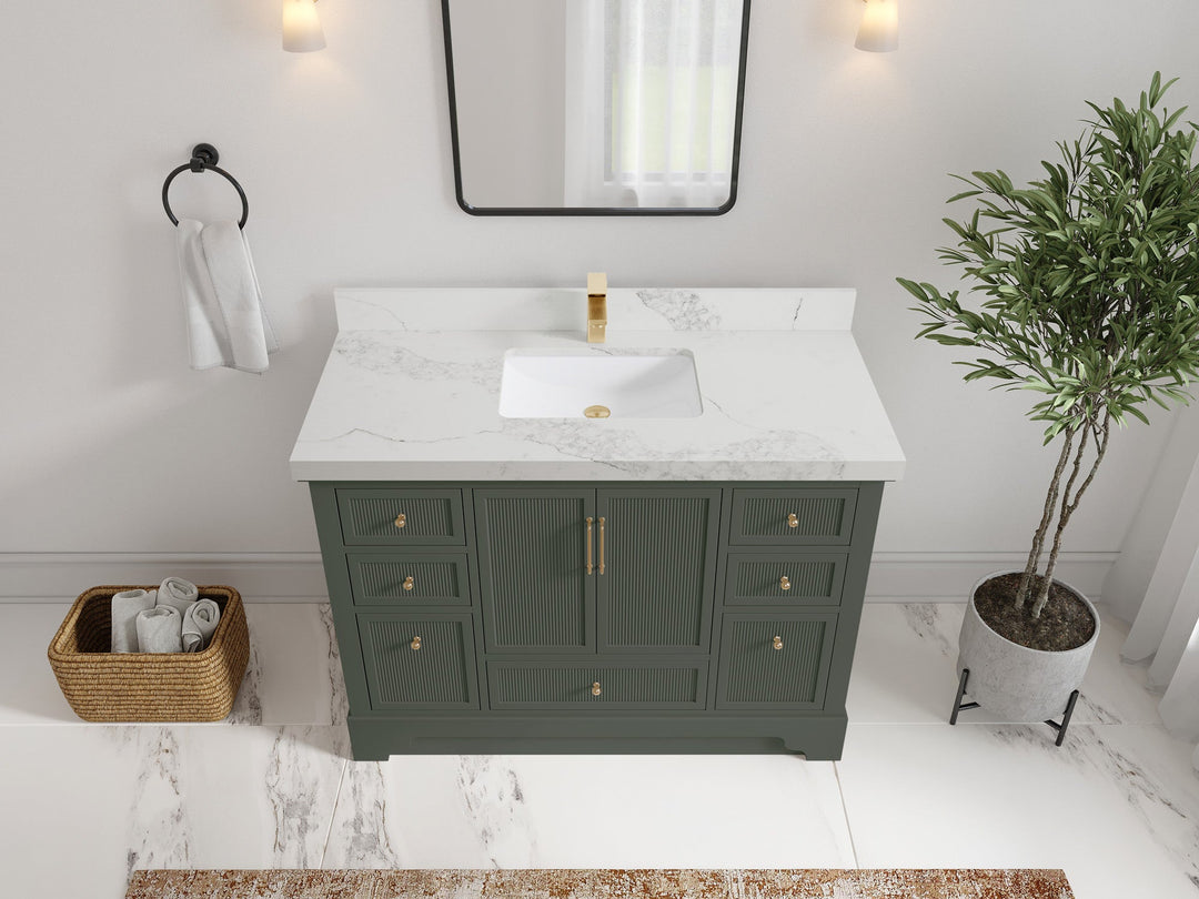 Alys 48 in. W x 22 in. D Single Sink Bathroom Vanity
