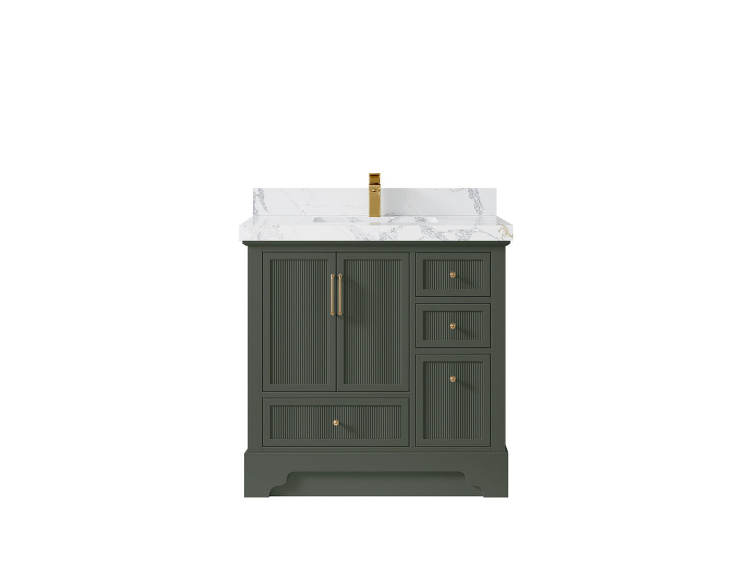 Alys 36 in. W x 22 in. D Center Sink Bathroom Vanity