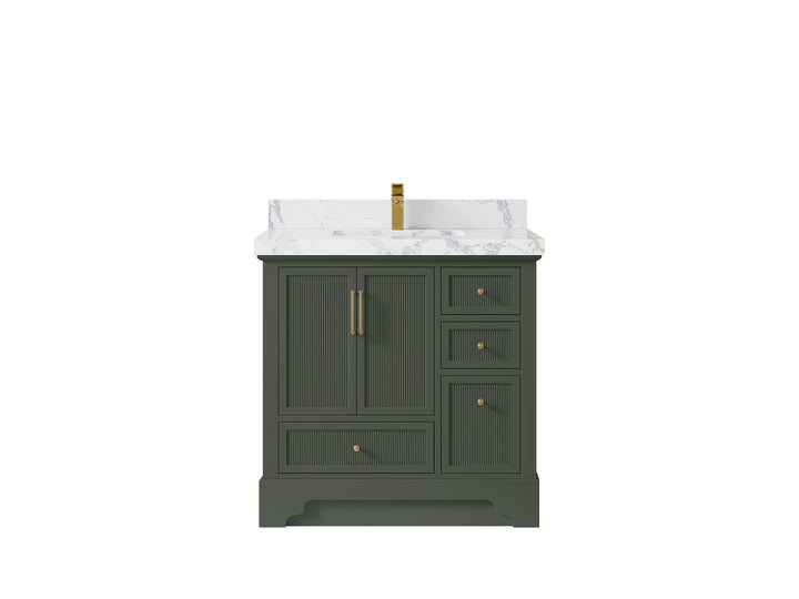 Alys 36 in. W x 22 in. D Center Sink Bathroom Vanity - photo 44