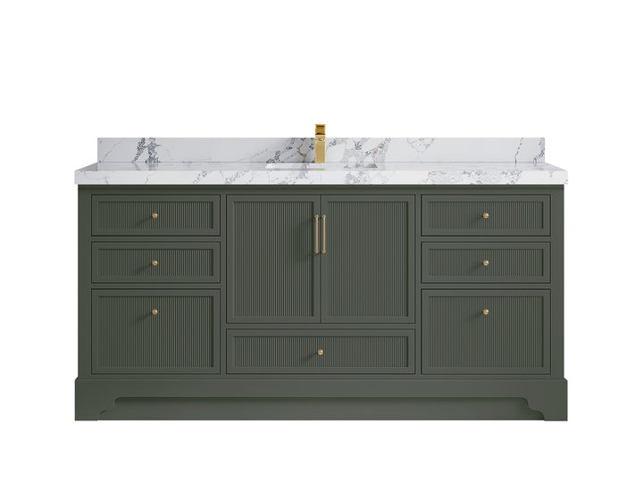 Alys 72 in. W x 22 in. D Single Sink Bathroom Vanity - photo 34