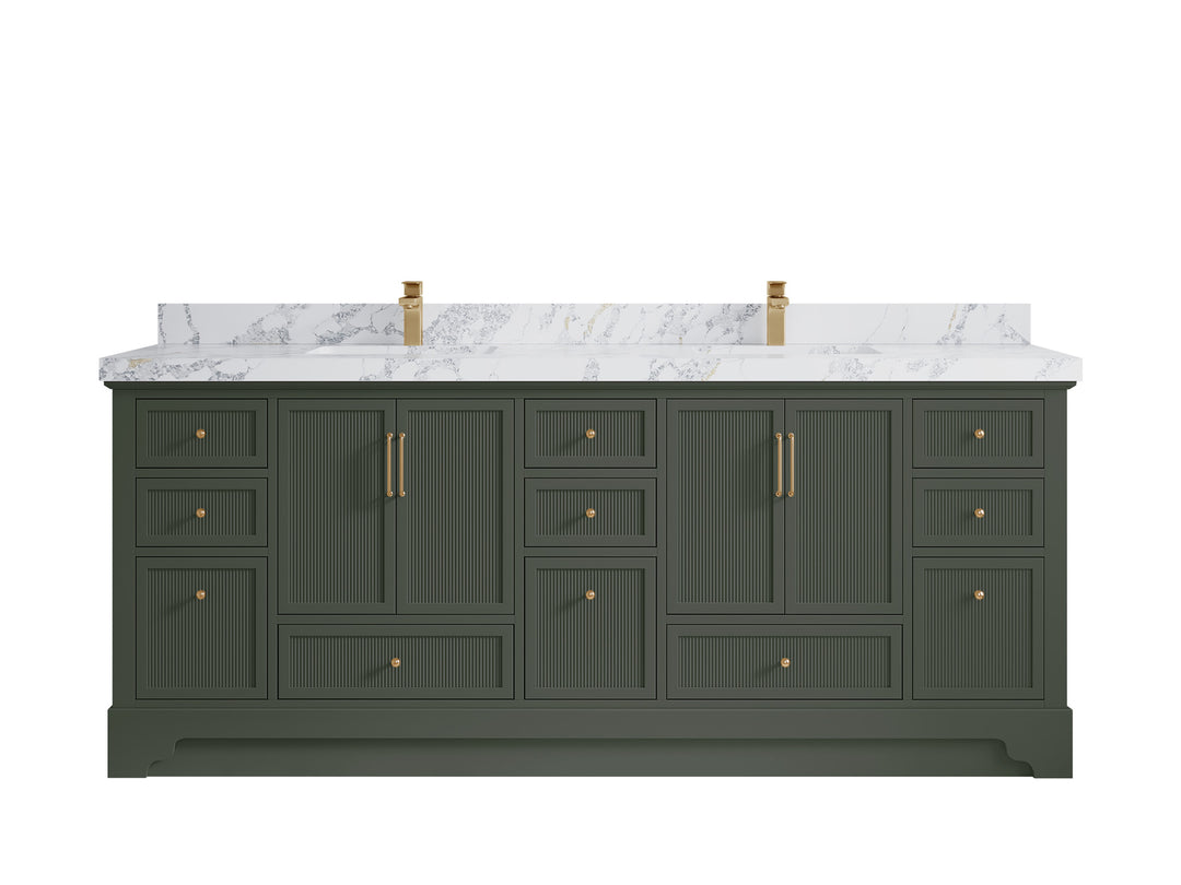 Alys 84 in. W x 22 in. D Double Sink Bathroom Vanity