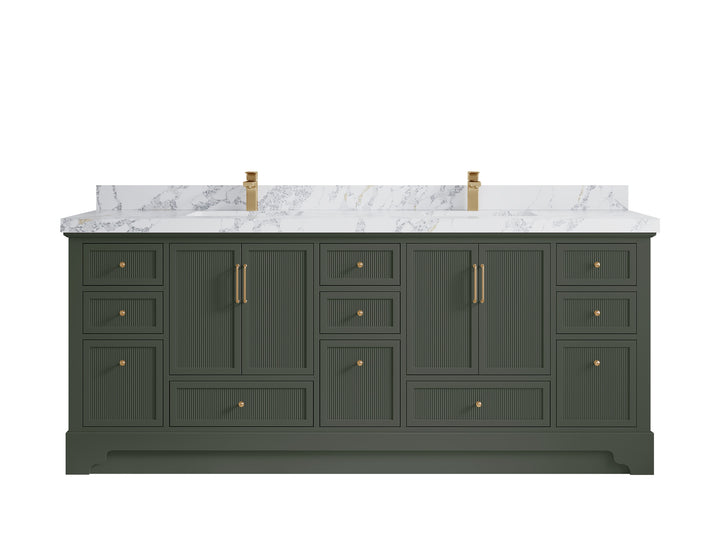 Alys 84 in. W x 22 in. D Double Sink Bathroom Vanity - photo 10