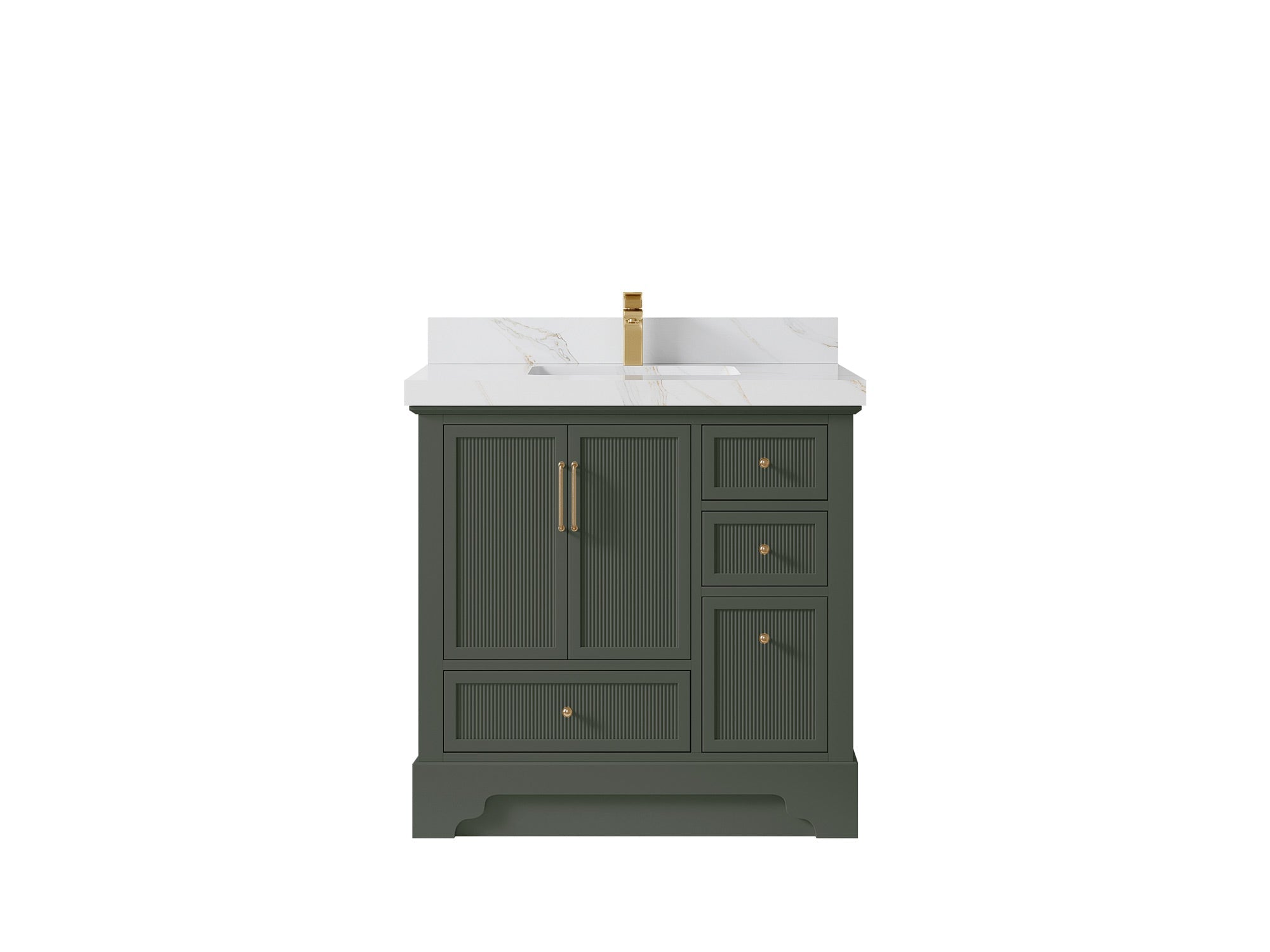 Alys 36 in. W x 22 in. D Center Sink Bathroom Vanity