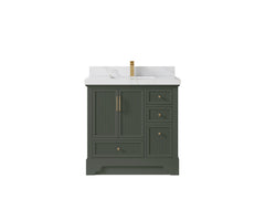 Alys 36 in. W x 22 in. D Center Sink Bathroom Vanity - photo 34