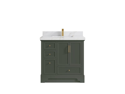 Alys 36 in. W x 22 in. D Center Sink Vanity for Modern Bathrooms
