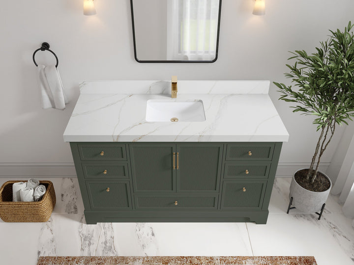 Alys 60 in. W x 22 in. D Single Sink Bathroom Vanity - photo 33